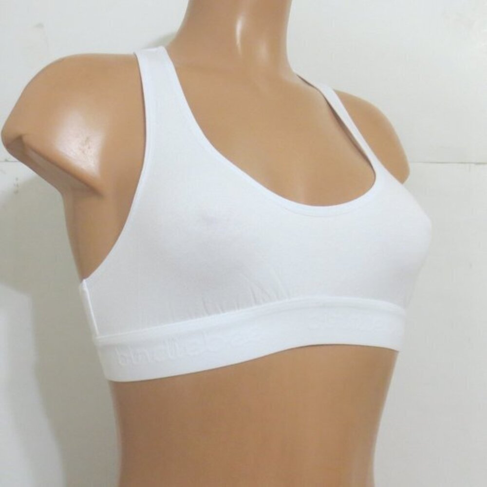 White Sports Bra